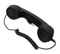 Jorzer Combiné téléphonique rétro, combiné de Type C pour téléphone Portable, récepteur de poignée Fixe pour vidéoconférences Mobiles, appels, réunions, rétro, récepteur pour.