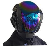 Jorzer Cool Masks Punk Punk Futuriste Cosplate HECHET MECANICAL SCI-FI Gear Halloween Mask for Cosplay Party Music Festival cos Mask Fantasy Lens Music Festival Halloween Role Role.