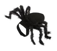 Jorzer Costume d'araignée de Chien, Costume d'halloween de Chien à Fourrure Effrayant, Costumes déguisement des Chiens réglables, Tenue Chat pour la fête 'Halloween, Mascarade, décorations Photos