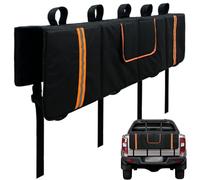 Jorzer Coussinet de hayon de vélo 32, 7x53, 1 en Tissu Oxford pour vélos Montagne avec Bandes réfléchissantes et Poche à Outils, Convient à 5 vélos