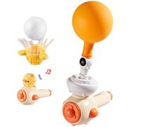 Jorzer Exercice de Respiration pour Enfants 1 Ensemble d'entraîneur de Respiration Complet avec sifflet, balles en Mousse et Ballons pour l'entraînement la Parole/poumon/respiratoire Toys_and_Games.