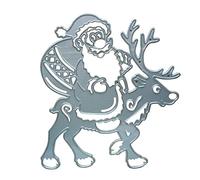 Jorzer La Coupe de Noël Meurt Le Père Noël Cutes Coupes Elk Metal Die Coupe Le Pochoir de bossonnement DIY pour Scrapbooking Pochoir de gaufrage Outils