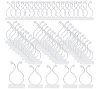 Jorzer Lot de 150 clips pour plantes grimpantes, 3 tailles, attaches murales invisibles pour plantes grimpantes et câbles de fixation
