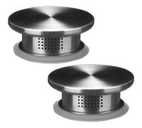 Jorzer Lot de 2 couvercles de carafe en acier inoxydable robuste de rechange pour carafe à eau en verre