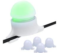 Jorzer Lot de 5 détecteurs de touche de pêche en mer 2 en 1 LED avec détecteur de mouvement flexible et étanche