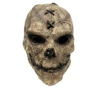 Jorzer Masque d'Halloween, masque effrayant en latex, tête de mort, de zombie intégral, masques d'Halloween pour adultes, bonbons ou friandises, carnaval, fête costumée.