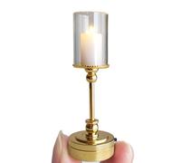 Jorzer Mini Lampe de Bureau, lumières de Maison poupée exquises et réalistes à l'échelle 1:12, lumières Miniatures à Piles pour Accessoires Bricolage d'intérieur Maison poupée Toys_and_Games.