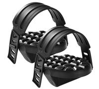 Jorzer Pédales de vélo d'appartement à Tige Courte de 9/16 Pouces, avec Sangle réglable, antidérapantes, pièces Rechange pour la Maison et la Salle Sport, 1 Paire