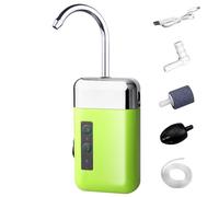 Jorzer Pompe à air pour Aquarium, aérateur d'eau à capteur Intelligent avec Tuyau d'eau, Pompe air 'Aquarium Rechargeable par USB, barboteur ' Portable pour la pêche en Plein, fourni