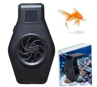 Jorzer Refroidisseur d'aquarium, réglable sur 2 Niveaux, Mini | Fonctionnement silencieux, 2 vitesses réglables, idéal pour les petits aquariums