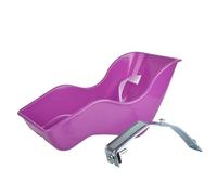 Jorzer Siège vélo pour poupée, léger et Pratique, Accessoire Tendance pour Poussette et Scooter, Violet