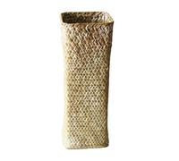 Jorzer Vase à Fleurs de rotin Vase en Osier Haut Vase de Vase de Fleur tissé Grand Panier de Planter Naturel Vase d'herbe à mer pour Fruits Floraux séchés décoration de la Maison