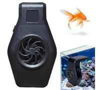 Jorzer Ventilateur Refroidisseur d'aquarium, Refroidisseur d'aquarium, Mini Ventilateur ' réglable à 2 Niveaux pour Refroidir Les terrariums, Accessoires 'Aquariums 'Eau Douce