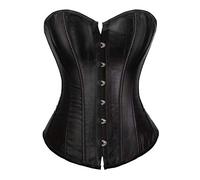 Josamogre Corset Femme Bustier Lingerie Sexy Lacets Serre Taille Burlesque Sexy Top Noir 2XL