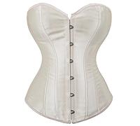 Josamogre Corset Femme Bustier Sexy Top Lace Lingerie Sexy Vintage Burlesque Grande Taille Abricot L