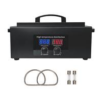 JOSBES Stérilisateur à air Chaud 300 W désinfectant à Chaleur sèche 220 °C stérilisateur d'outils pour Ongles avec minuteur pour études de Soins des Pieds (noir)