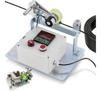 JOSBY Compteur de câbles de Haute précision, Compteur numérique avec Alarme de Longueur, mesureur de Longueur, Affichage électronique à Rouleaux, Mesure précise et Rappel, pour câbles et Fils