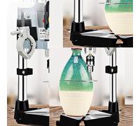 JOSBY Coupe-bouteille électrique en verre, machine de découpe de bouteille, kit d'outils rotatifs polyvalent, perçage, ponçage, polissage, pour couper des bouteilles de vin, bricolage créatif
