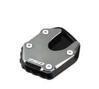 JOSBY pour Honda pour Forza 750 pour FORZA750 2020-2023 Moto CNC Aluminium Béquille Pied Béquille Latérale Rallonge Plaque De Support Plaque de Support (Couleur : Grise)