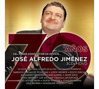 Jose Alfredo Jimenez - 70 Años Del Mejor compositor De Mexico...(3CDs+1DVD)