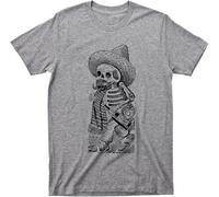 Jose Guadalupe Posada T Shirt Artist Day of Dead Mariachi Mexican Revolution Tee Manches Courtes(XX-Large)