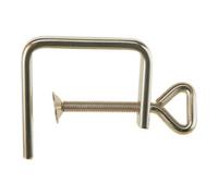 Josef Haunstetter Serre-joint pour scie à chantourner nickelé épaisseur 4 mm vis à queue d'aronde 50 mm Quantité:1