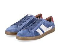 Josef Seibel 2030716/556 Baskets basses en cuir suédé pour homme Bleu Pointure 41, Bleu combiné., 43 EU
