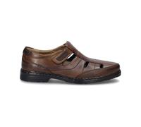 Josef Seibel Alastair 08 Chaussures Hommes Marron Cuir À Scratch Semelle Fixe
