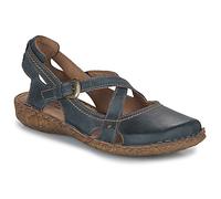 Josef Seibel Femme Sandale à lanières Rosalie 13, Dame Sandales,Largeur G (Normale),Confortable,Plate,Sandale,Bleu (Ocean),38 EU / 5 UK