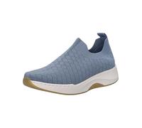 Josef Seibel Baskets basses Elli.11 pour femme, largeur G (normal), semelle intérieure amovible, Bleu ardoise, 41 EU