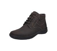Josef Seibel Bottines à lacets pour homme New Anvers 35, largeur K (extra large), semelle intérieure amovible, Moro, 41 EU X-Large