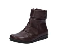 Josef Seibel Bottines pour femme en cuir lisse Violet 02, Bordeaux 410, 40 EU Weit