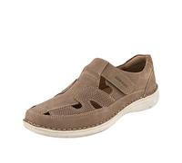 Josef Seibel Homme Chaussures Basses avec Velcro Anvers 81, Monsieur Chaussures Basses,Extra-Large (K),Semelle Amovible,Gris (Grau),41 EU / 7 UK