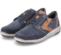 Josef Seibel Chaussures à lacets pour hommes Chaussures basses ENRICO 20 bleu foncé mélange de cuirTaille:41