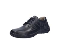 Josef Seibel Chaussures confortables pour homme New Anvers 08, largeur K (extra large), semelle intérieure amovible, Noir , 41 EU X-Large