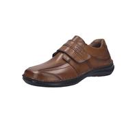 Josef Seibel Chaussures fermeture à scratch pour homme New Anvers 02, largeur K (extra large), semelle intérieure amovible, cognac, 46 EU X-Large