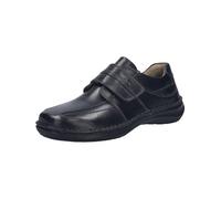 Josef Seibel Chaussures Velcro pour homme New Anvers 02, largeur K (extra large), semelle intérieure amovible, Noir , 46 EU X-Large