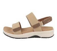 Josef Seibel Estelle 04 Sandales Plates Cuir Beige Fleurs? Sandaletten