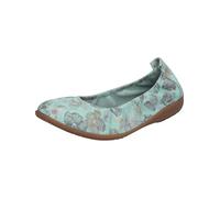 Josef Seibel Femme Ballerines Classiques Fenja 01, Dame Ballerines,Largeur G (Normale),Ballerines,Chaussures d'été,Vert (Mint-Multi),44 EU / 9.5 UK