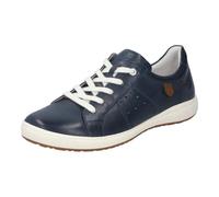 Josef Seibel Femme Baskets Basses Caren 01, Dame Baskets,Largeur G (Normale),Semelle intérieure Amovible,Bleu (Ocean),41 EU / 7 UK