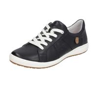 Josef Seibel Femme Baskets Basses Caren 01, Dame Baskets,Largeur G (Normale),Semelle intérieure Amovible,Noir (Schwarz),45 EU / 10 UK