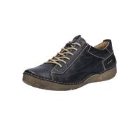 Josef Seibel Femme Baskets Basses Fergey 56, Dame Baskets,Largeur G (Normale),Semelle intérieure Amovible,Noir (Schwarz),39 EU / 6 UK