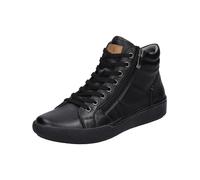 Josef Seibel Femme Baskets Hautes Claire 11, Dame Baskets,Largeur G (Normale),Semelle intérieure Amovible,Noir (Black-Black),42 EU / 8 UK