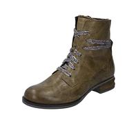 Josef Seibel Femme Bottines à Lacets Sanja 18, Dame Bottines,Largeur G (Normale),Semelle intérieure Amovible,Vert (Oliv),37 EU / 4 UK