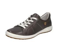 Josef Seibel Femme Baskets Basses Caren 01, Dame Baskets,Largeur G (Normale),Semelle intérieure Amovible,Gris (Grau),37 EU / 4 UK
