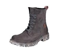 Josef Seibel Femme Rangers Marta 02, Dame Bottines,Largeur G (Normale),Semelle intérieure Amovible,Bottines,Gris (Asphalt-Kombi),38 EU / 5 UK