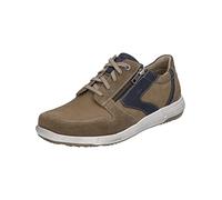 Josef Seibel Homme Baskets Basses Enrico 20, Monsieur Baskets,Largeur G (Normale),Semelle intérieure Amovible,Beige (Taupe-Kombi),44 EU / 9.5 UK