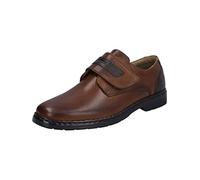 Josef Seibel Homme Chaussures Basses avec Velcro Alastair 02, Monsieur Chaussures Basses,Largeur K (Extra-Large),Semelle intérieure Amovible,Marron (Cognac-Kombi),40 EU / 6.5 UK