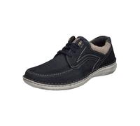 Josef Seibel Homme Chaussures Confortables Anvers 91, Monsieur Chaussures à Lacets,Largeur K (Extra-Large),Bleu (Indigo-Kombi),42 EU / 8 UK