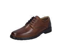 Josef Seibel Homme Chaussures d'affaires Alastair 01, Monsieur Chaussures à Lacets,Largeur K (Extra-Large),Semelle intérieure Amovible,Marron (Cognac-Kombi),43 EU / 9 UK